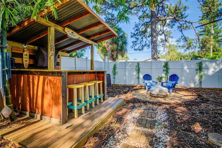 Travel all the way to your back yard for your own little slice of paradise