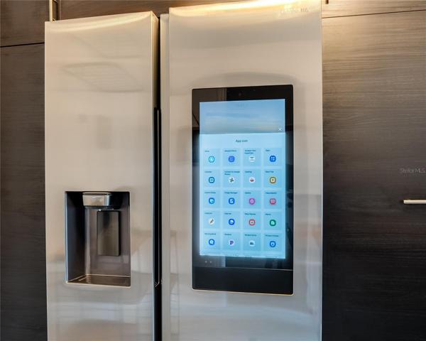 Music and more. This Smart Refrigerator probably has more apps on it that your smart phone. Add apps that you use frequently