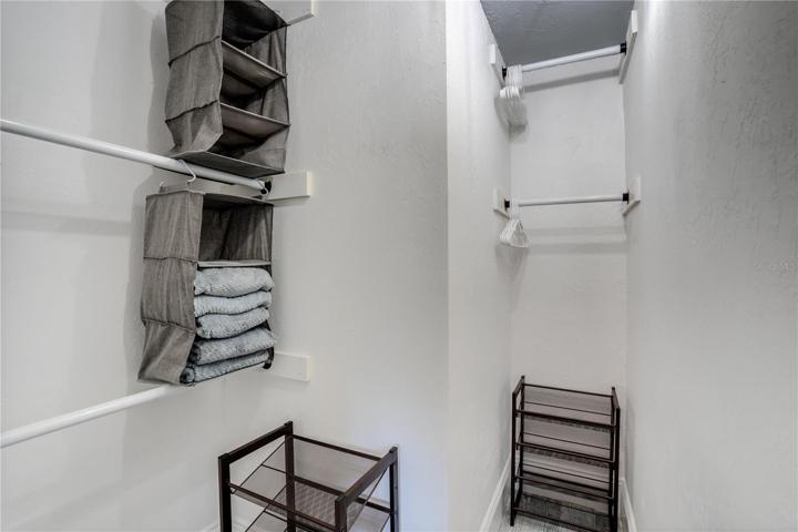 Master Bedroom walk in closet