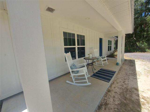 Welcoming front porch