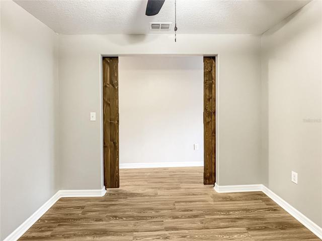Bonus Room with privacy barn doors