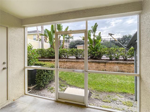 Screened lanai
