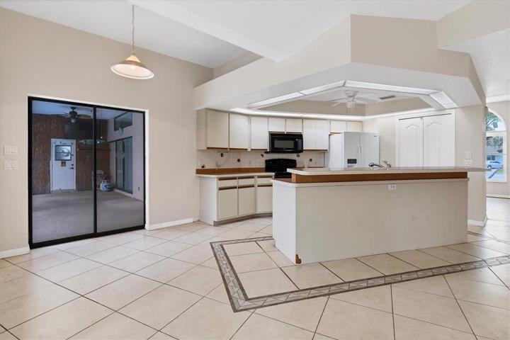 View of Kitchen from Family Room.