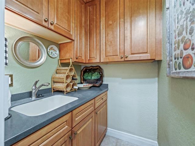 Butler's Pantry off kitchen even has a sink