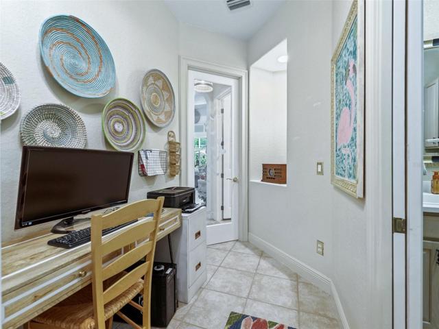 Study area near laundry