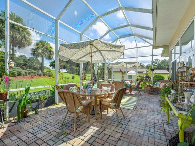 Screened lanai