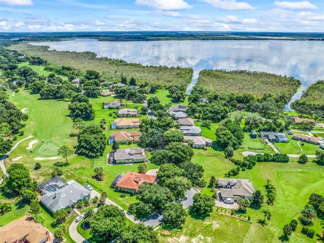 Aerial View of home-Golf course view