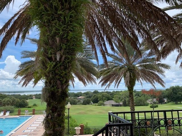 View from Harbor Hills Country Club toward Lake Griffin and Neighborhood