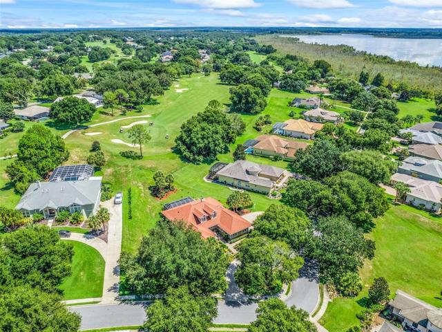 Aerial View of home- Lake Griffin in background