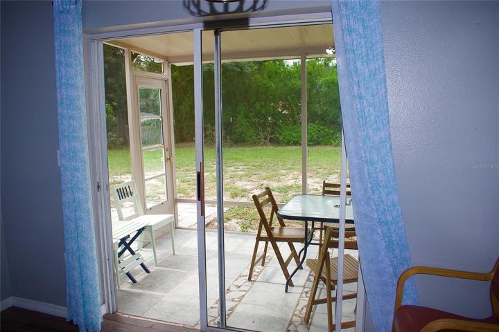 Entrance into the backyard,