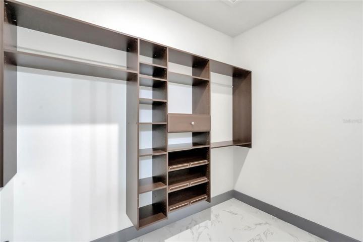 Primary closet