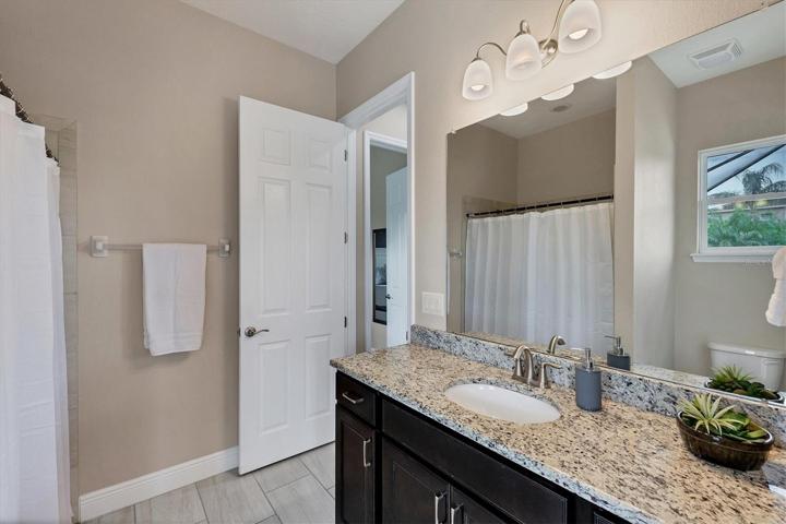 3rd bathroom, with pool access