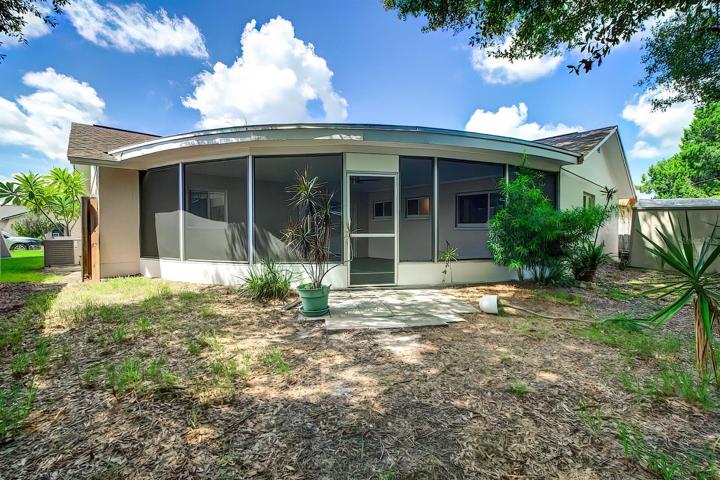 Rear of home