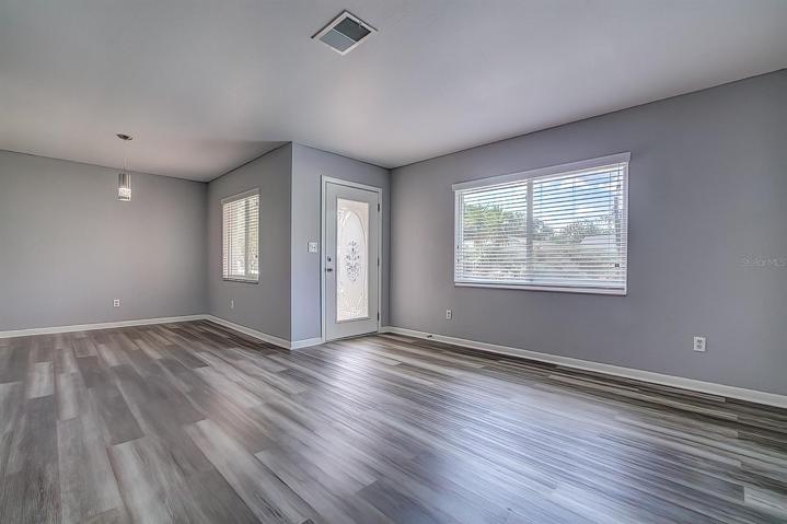 Living room, dining room