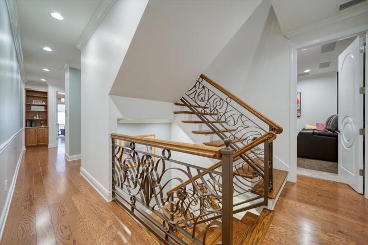 Staircase at second level.