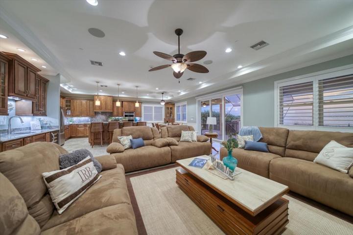 An open concept great room provides ample room to relax and enjoy the ultimate in beach living and relaxing!