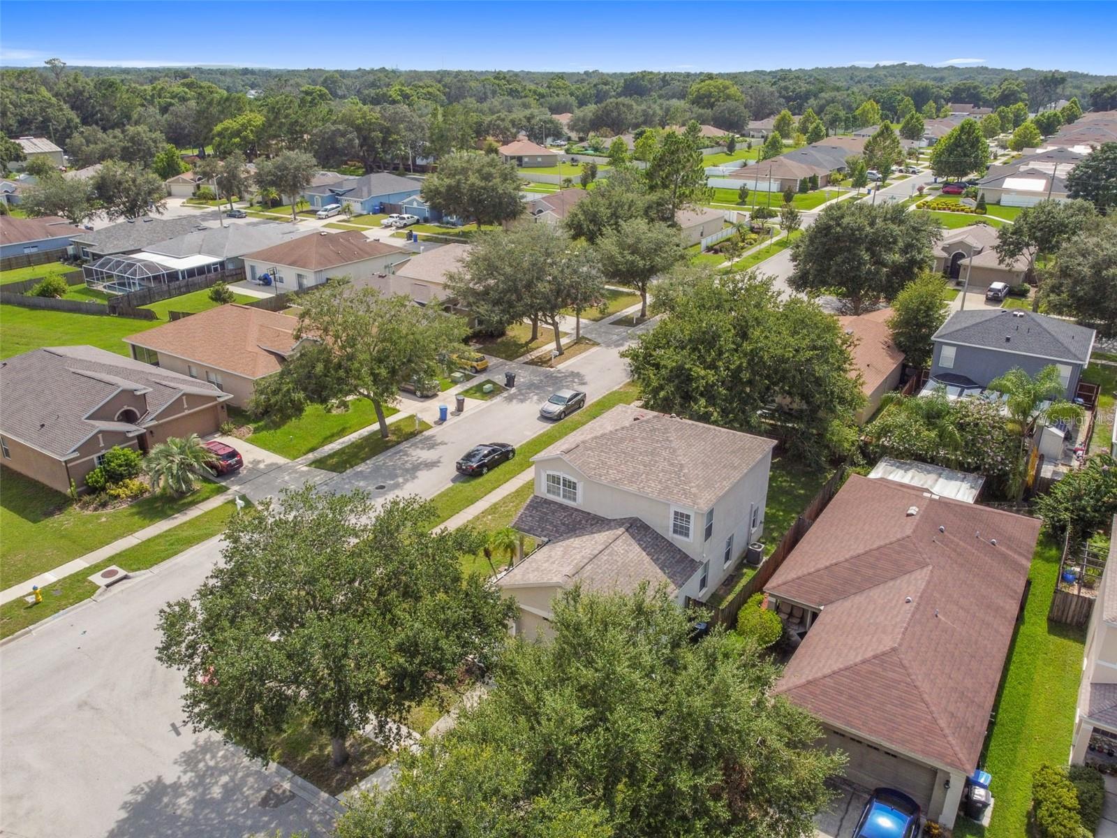 Aerial view of the community.