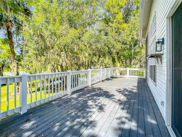 Deck with sliders from family  & Living rooms
