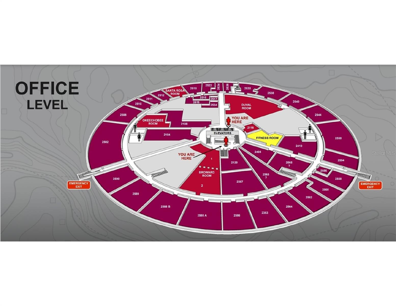 Office Level map