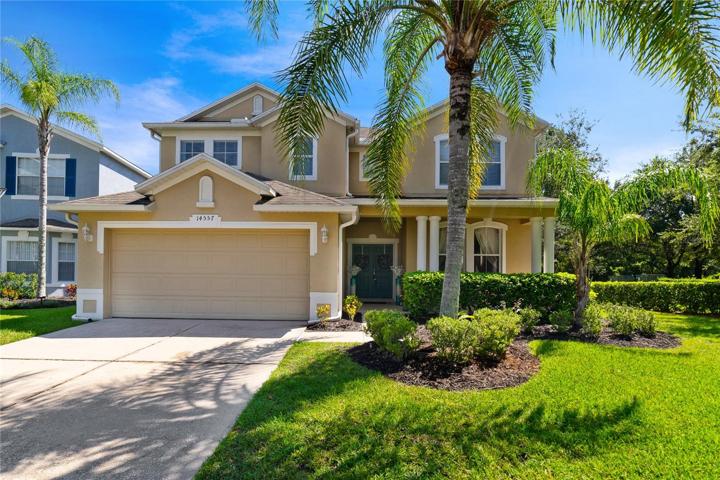 Picture-perfect POOL HOME welcomes you to a true oasis with serene POND and CONSERVATION VIEWS on a CORNER LOT in the sought-after GATED COMMUNITY of Stoneybrook East!
