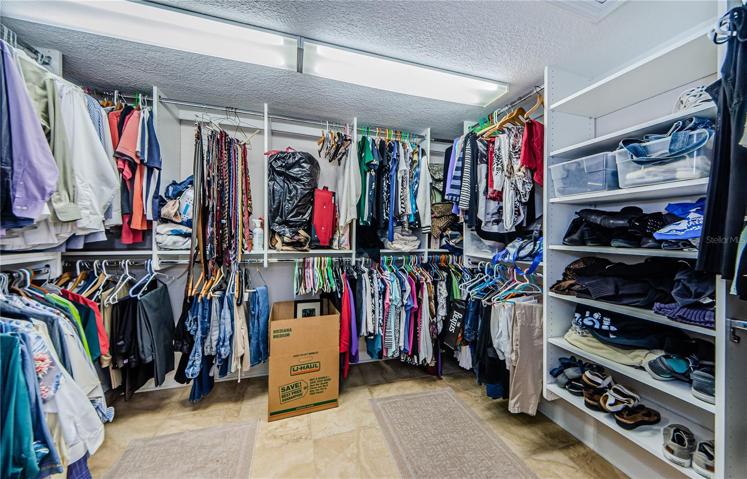 huge walk-in closet
