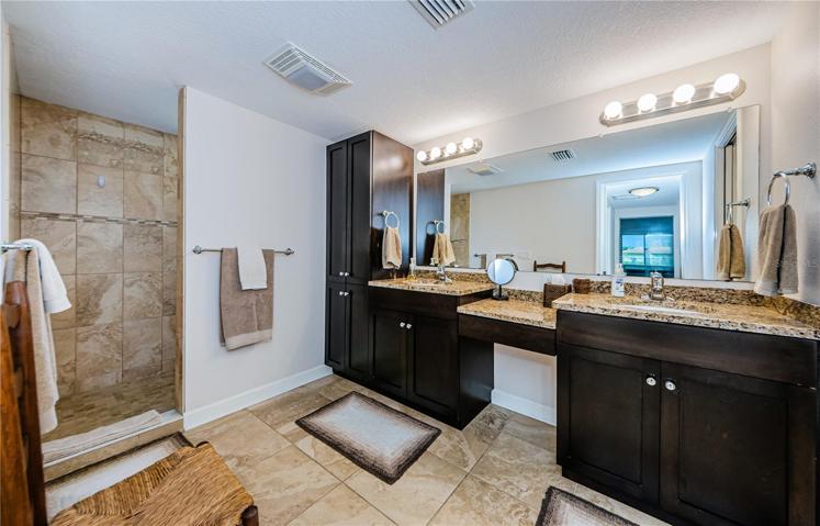 master bath with double vanity