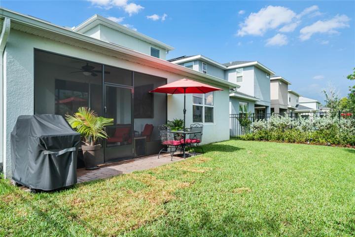Screened in extended patio!