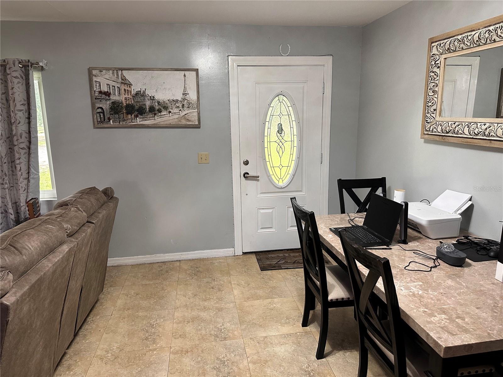 Entrance and dinning