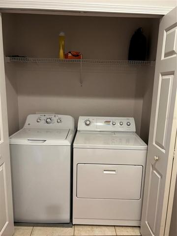 Laundry closet