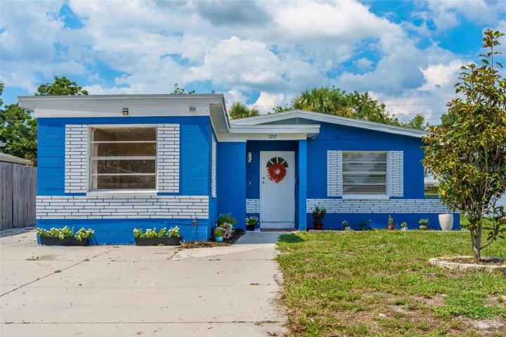 Solid block home in a no flood zone awaits a new family.