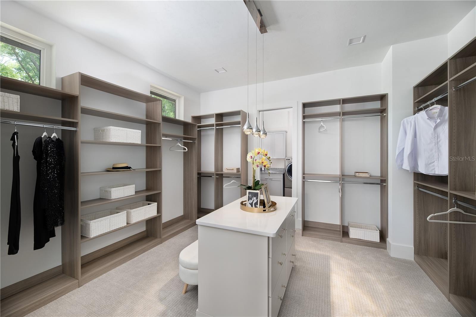 Owners suite walk in closet. Island optional