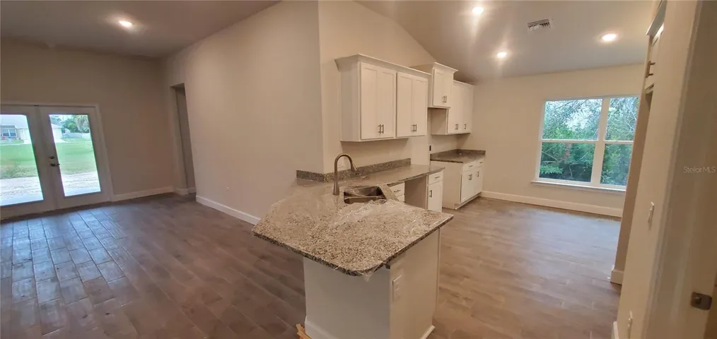 Kitchen and Family Room