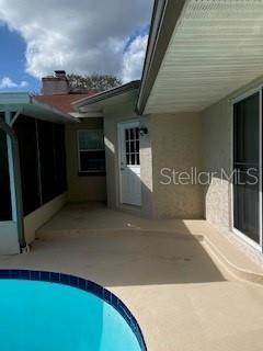 Back door to pool
