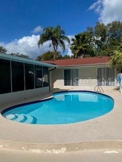 Pool and screened porch