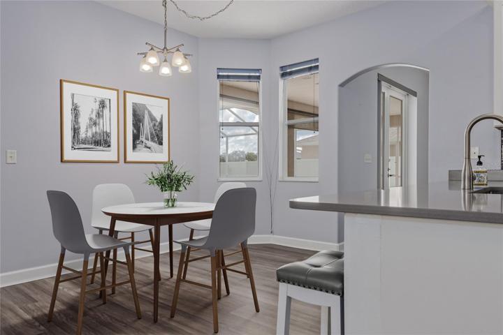 VIRTUALLY STAGED 6412-91 AVENUE EAST PARRISH, FL 34219 MLS#A4578299VIRTUALLY STAGED BREAKFAST NOOK