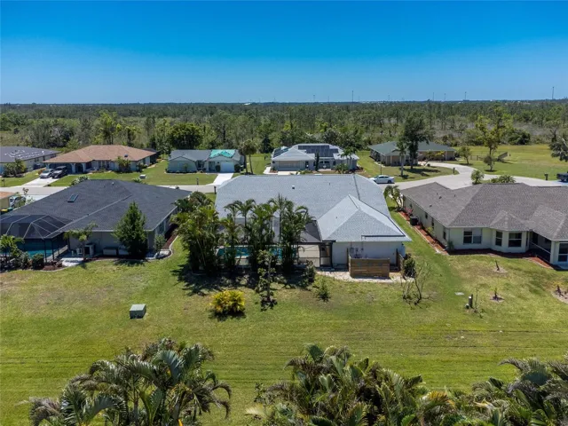 Rear of home aerial view