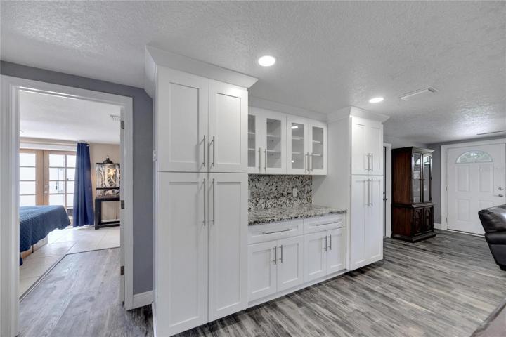 Large Custom Pantry with coffee station/bar