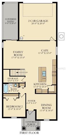 Please note the attached floor plans are a reverse of 8600 Savory Walk.  When you enter the home, All of the items on LEFT are actually on the RIGHT. All of the items on RIGHT are actually on the LEFT.For example: when you enter the home from the covered porch, the dining room room is on the left and Bedroom 2 is on the right. The layout of the home is an exact mirror image of the floor plan.