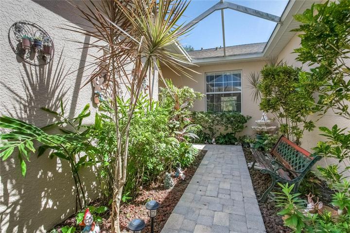 Front courtyard entry