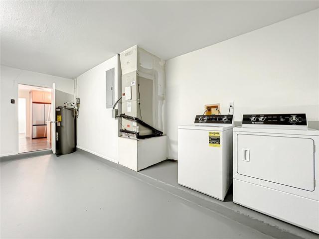 Laundry Area in Garage