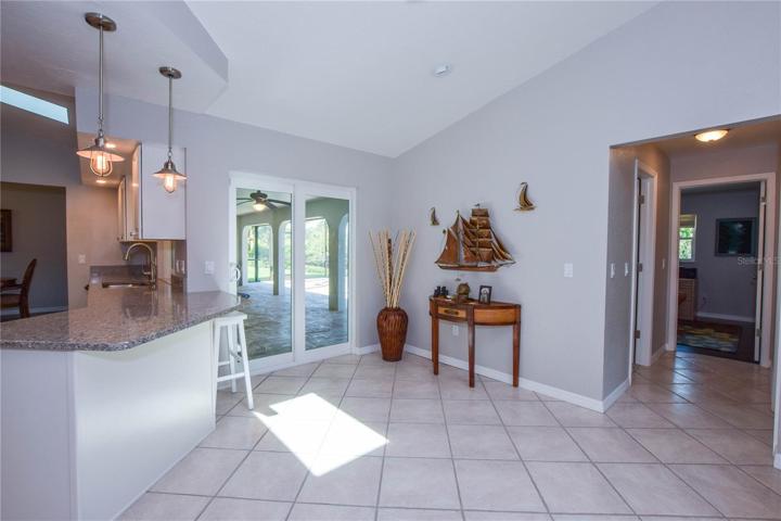 Kitchen to Pool Area