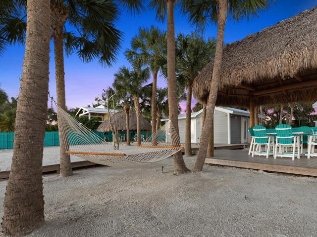 Hammocks to enjoy the sounds of the water, birds and breezes