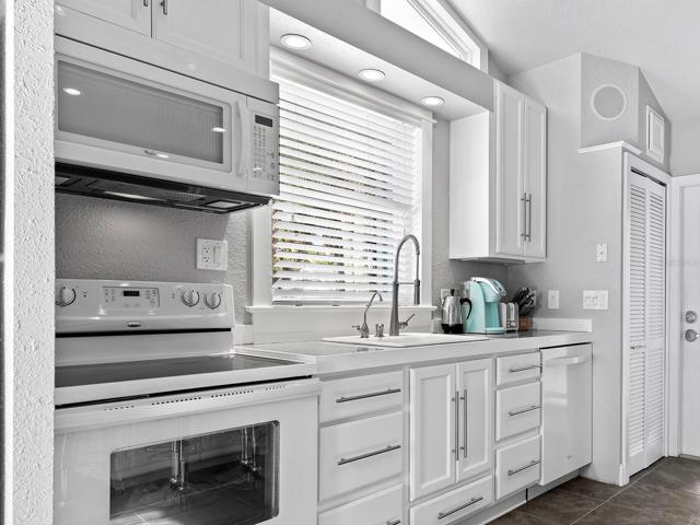 Custom white cabinetry