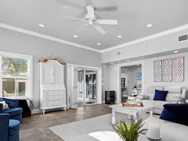 Volume ceilings, impact resistant windows, crown molding and so much more