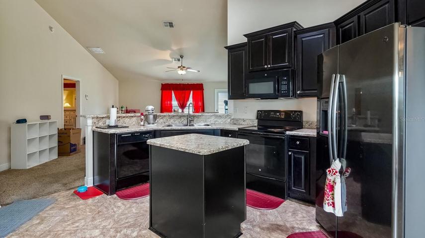 Cook's Kitchen with upgraded cabinets