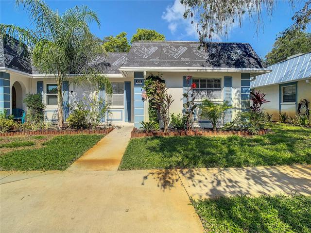 front of property