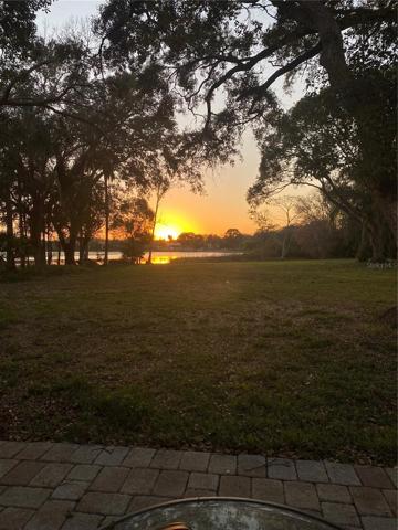 Sunset view from backyard