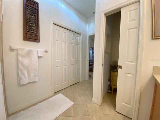 Closet Area in Master Bathroom