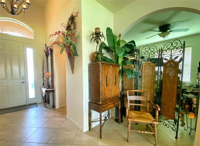 Den.Office with Arched Entry