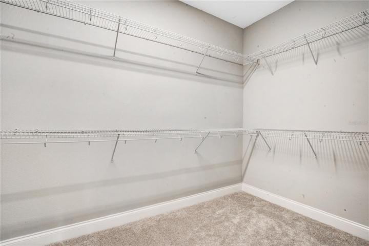 Primary closet